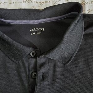 BCG Men's Polo Shirt in Classic Black